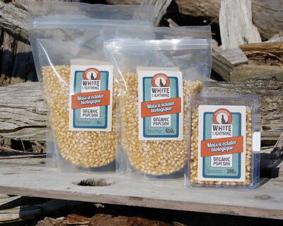 organic white lightning popcorn