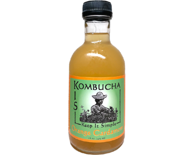 orange cardamom kombucha