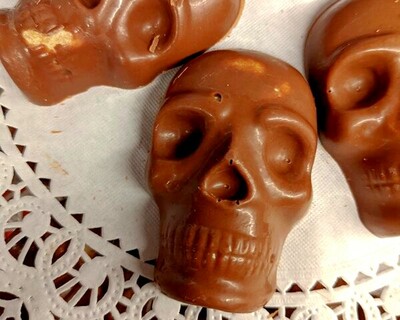 chocolate skulls