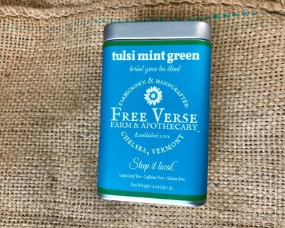 tea loose leaf tulsi mint