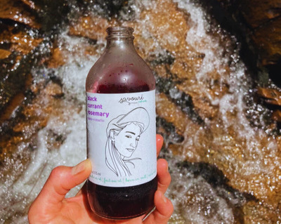 blackcurrant rosemary artisanal soda vermont