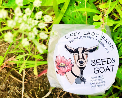 goat cheese with poppy seeds artisanal vermont