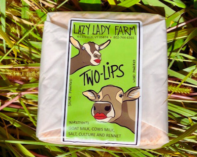 two lips goat and cow milk cheese soft and spreadable 