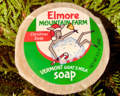 holiday goat milk soap