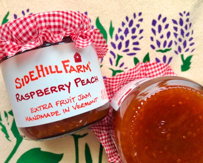 raspberry peach jam vermont made