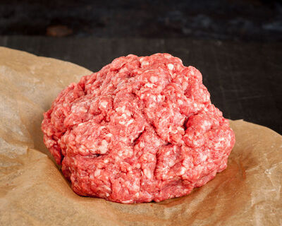 grassfed organic ground beef patty