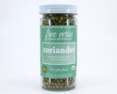 organic vermont grown coriander seed