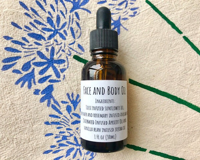 face and body oil vermont
