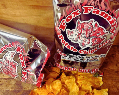 maine made wicked hot bbq potato chips