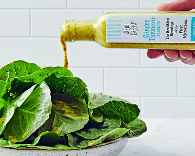 ginger turmeric microgreens dressing