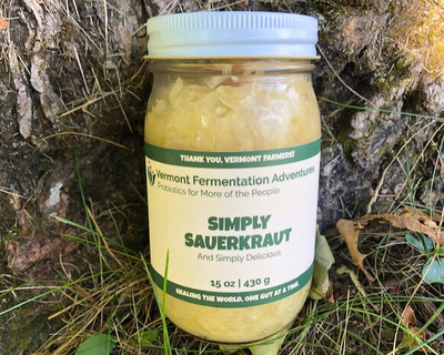vermont made simply sauerkraut