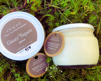 vermont maple goats' milk yogurt