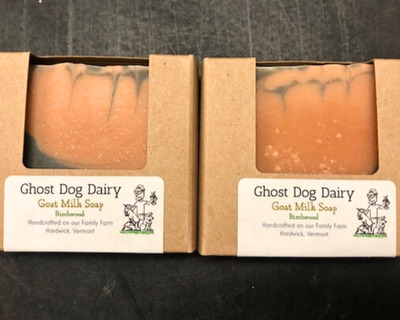 vermont made goats milk soap birchwood