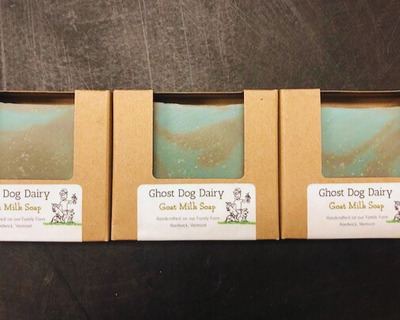 vermont made mahogany goats milk soap