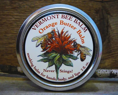 vermont made orange butter bee balm
