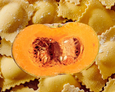 fresh squash ravioli