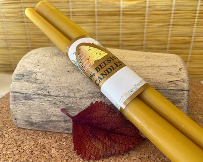 vermont made beeswax tapers