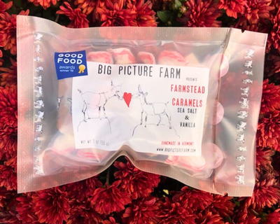 sea salt vanilla goat milk caramels vermont