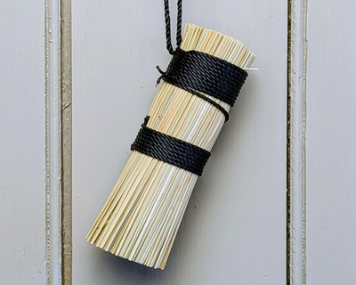 hand made pot scrubber