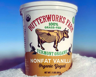 organic vermont made low fat vanilla yogurt