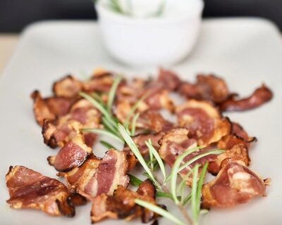 bacon ends and pieces Quebec raised heirloom pork