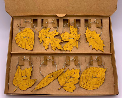 sunflower wine glass charms