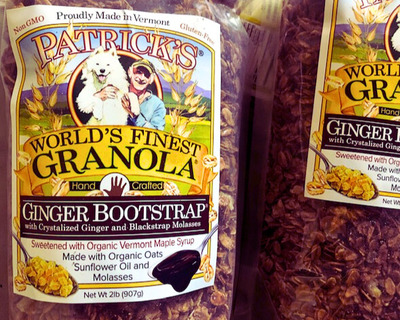 vermont made ginger bootstrap granola