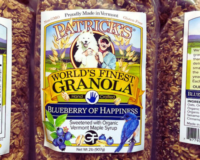 vermont made blueberry of happiness granola