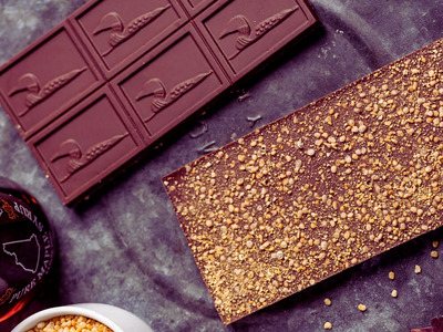 new hampshire maple crunch chocolate bar