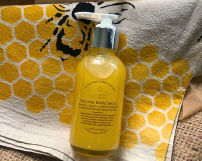 vermont made botanical shimmer serum moisturizer