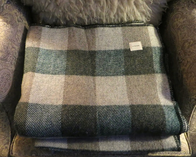 green mt check throw