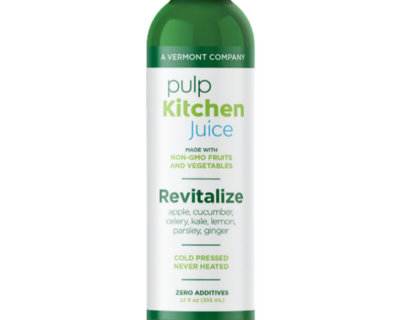 vermont made cold pressed revitalize juice