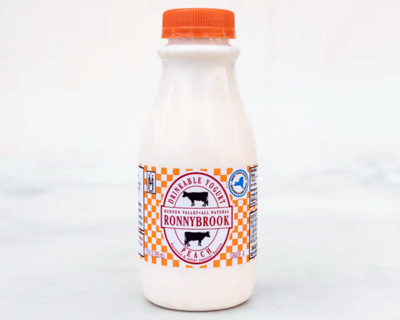new york peach drinkable yogurt