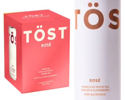 vermont made tost non alcoholic rose