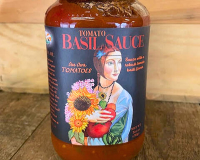 mass grown tomato basil sauce