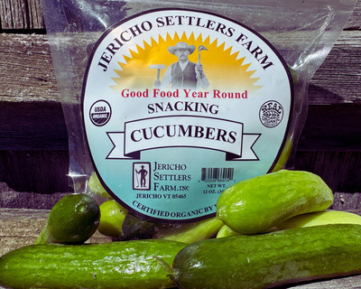 organic vermont grown snacking cucumbers