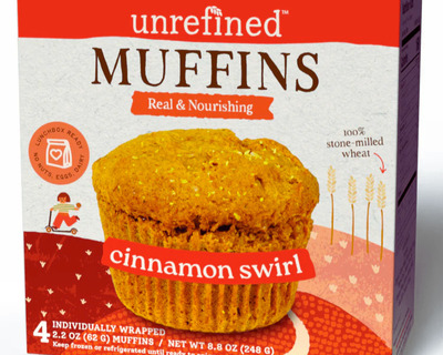 vegan cinnamon swirl frozen muffins made in massachuesetts