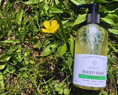 vermont made peppermint hand soap