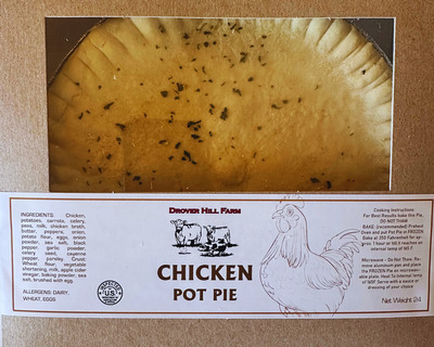 frozen chicken pot pie farm made pastured chickens