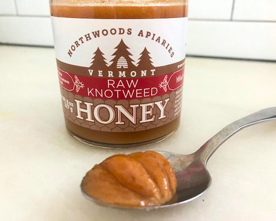 raw vermont knotweed honey