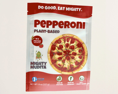 mighty mudita plant based seitan pepperoni