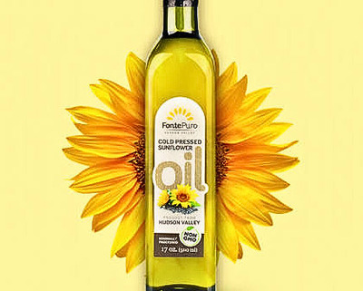 organic cold pressed new york grown sunflower seed oil