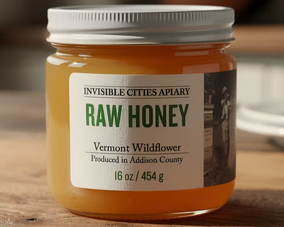 raw vermont wildflower honey