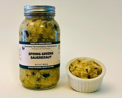 vermont made spring greens sauerkraut