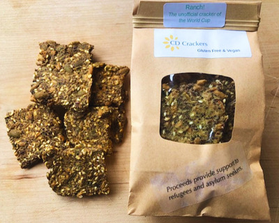 ranch flavored seedy crackers