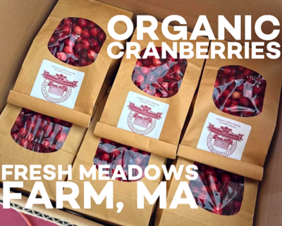 organic massachuesetts grown cranberries